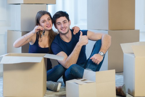Removal team planning a flat move in Kilburn