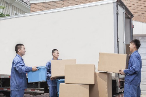 Kilburn home relocation with packed furniture and boxes