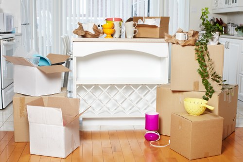 Heavy-duty packing supplies and labels for Kilburn relocations