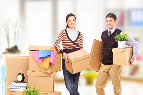 Planning a move with boxes and packing supplies