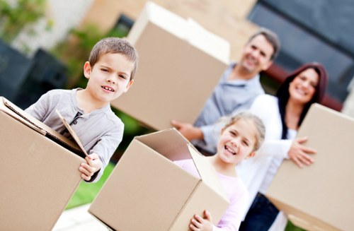 Household packing and furniture relocation for a Kilburn home move