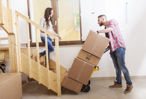 Local storage facility benefits in Kilburn with secure access