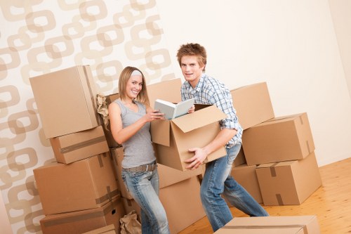 Loading a moving truck safely for a Kilburn relocation